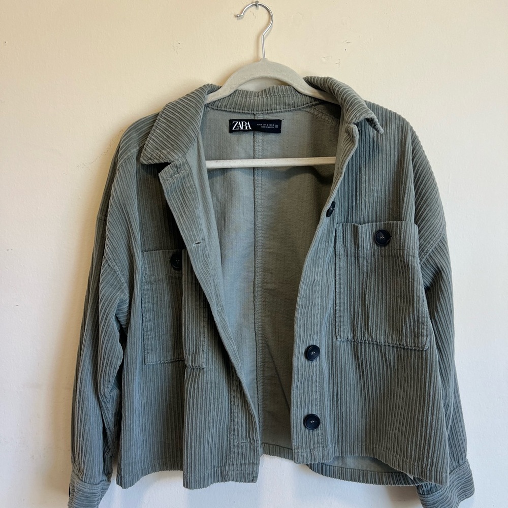Zara Women's Olive Utility Jacket